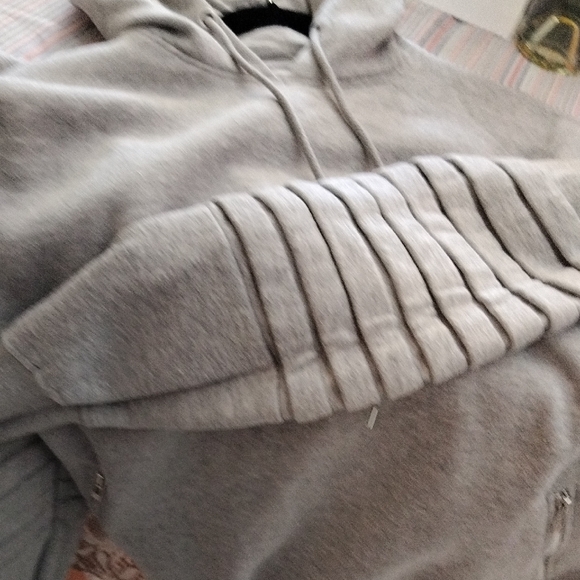 Boohoo Gray Hoodie Jacket - Picture 16 of 16